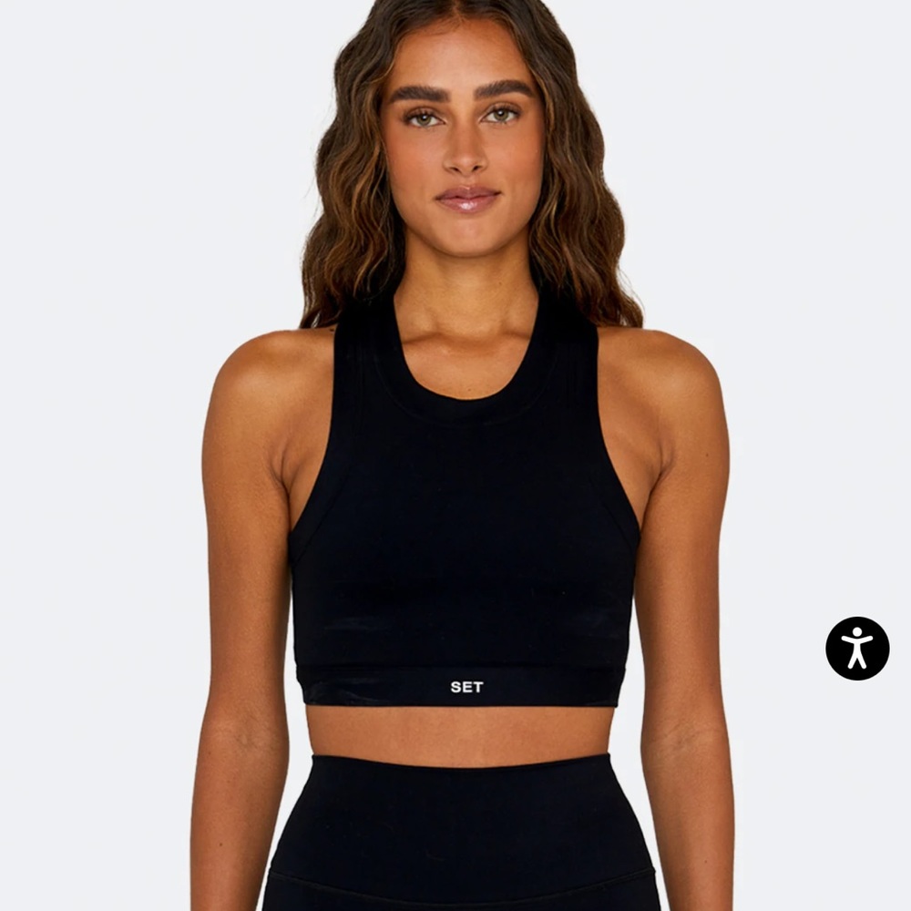 SET ACTIVE Sportbody High Neck Bra - Picture 1 of 2